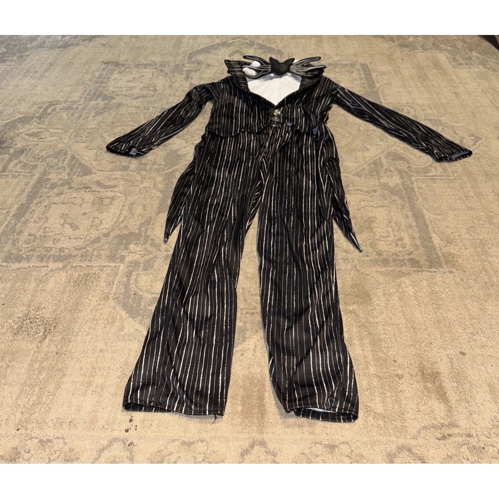 Nightmare Christmas Youth Boys Sz Medium Jack Skellington Halloween Costume